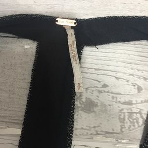 $108 Free People F361Z094 Dance of the Night Black Shimmer Halter Party Dress